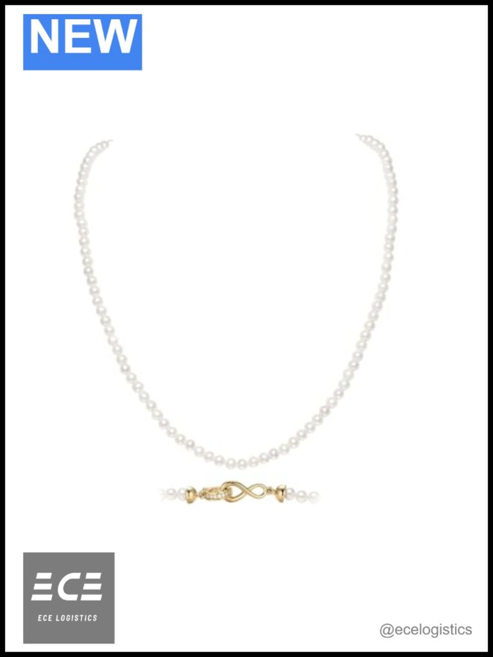 Freshwater Baroque Pearl Necklace 20 Inch Handmade June Birthstone